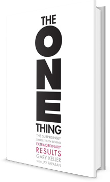 THE ONE THING Book Cover
