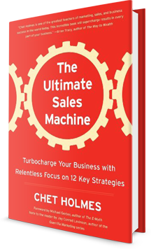 The Ultimate Sales Machine: Turbocharge Your Business with Relentless Focus on 12 Key Strategies Book Cover