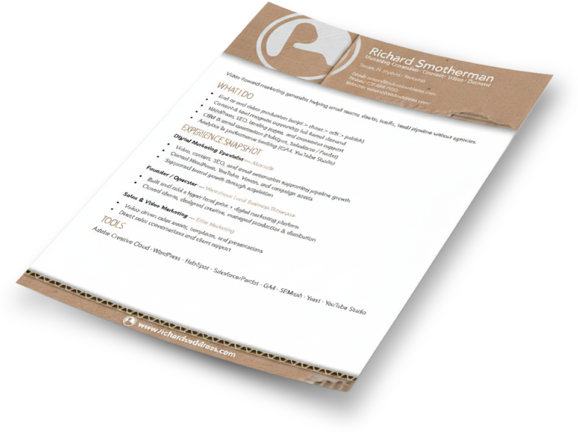 Richard Smotherman Resume